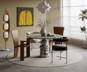 Modern Dining Table And Chairs-ID:501825096