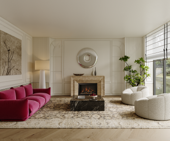 French Style A Living Room-ID:141207934