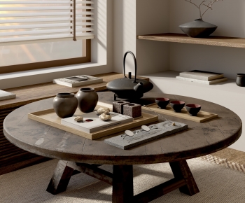 Wabi-sabi Style Coffee Table-ID:716079002