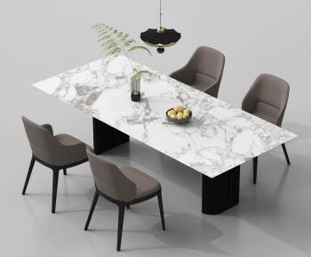 Modern Dining Table And Chairs-ID:721362114