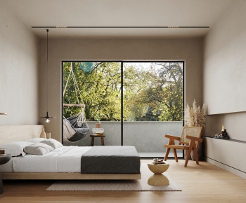 Wabi-sabi Style Bedroom-ID:151854999