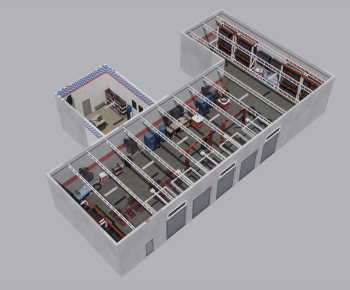 Modern Automobile Repair Shop-ID:754360915