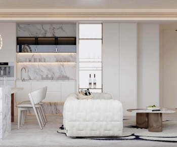 Modern A Living Room-ID:601224909