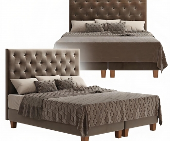 European Style Double Bed-ID:239727971