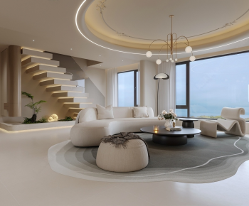 French Style A Living Room-ID:965380788