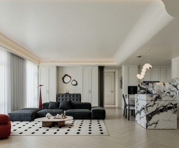 French Style A Living Room-ID:577461968