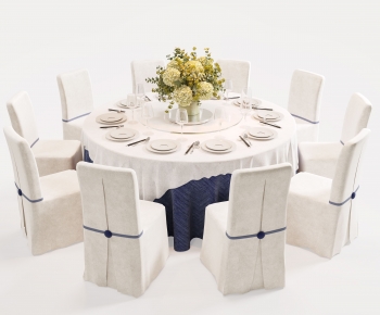 Modern Dining Table And Chairs-ID:505295994