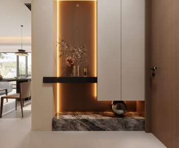 Modern Entrance Cabinet-ID:390360125