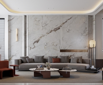 Modern A Living Room-ID:485122921