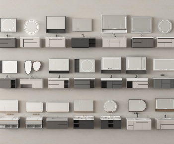 Modern Bathroom Cabinet-ID:925508025