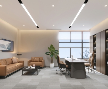 Modern Manager's Office-ID:749335051