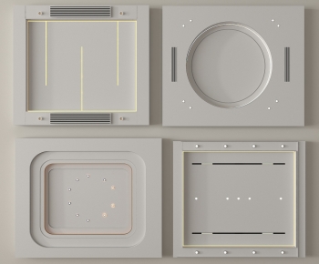 Modern Suspended Ceiling-ID:295511968