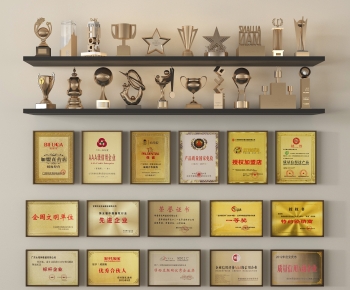 Modern Flag/badge/trophy/certificate-ID:344700102