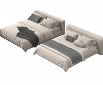 Modern Double Bed-ID:115280269