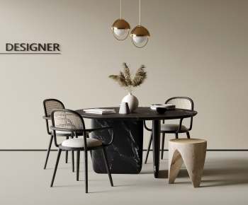 Modern Dining Table And Chairs-ID:732240926