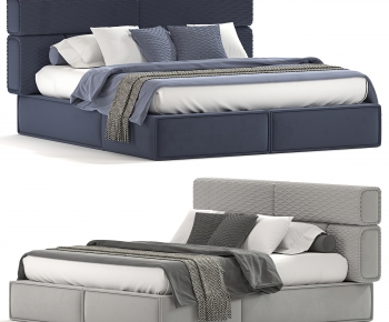 Modern Double Bed-ID:570605991