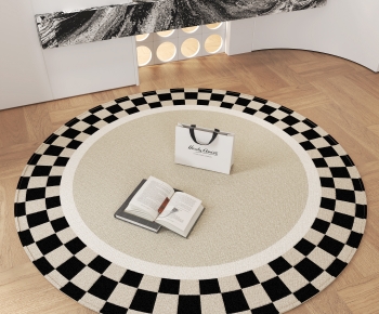 Modern Circular Carpet-ID:801850081