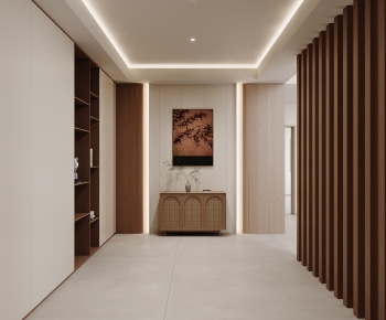 Wabi-sabi Style Hallway-ID:228496073