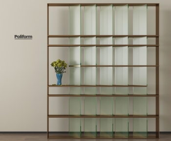 New Chinese Style Glass Screen Partition-ID:491307977