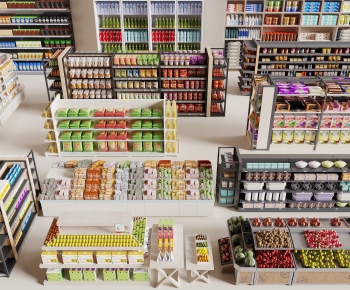 Modern Supermarket Shelf-ID:562251092