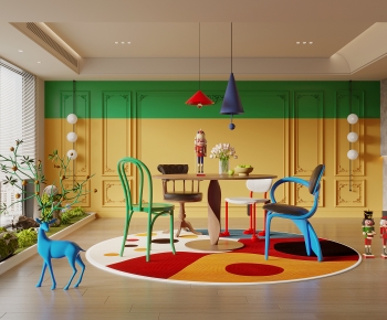 Modern Dining Room-ID:916850699