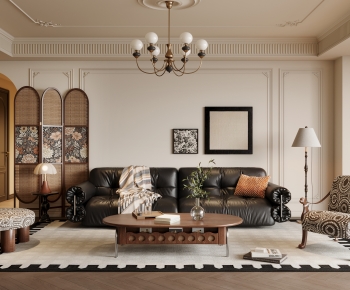 French Style A Living Room-ID:780196916