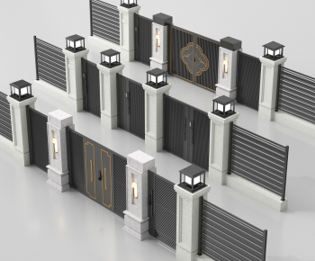 New Chinese Style Gate-ID:246639972