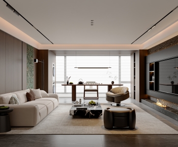 Modern A Living Room-ID:950882915