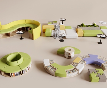 Modern Card Seat Sofa-ID:816411973