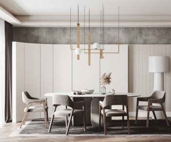 Wabi-sabi Style Dining Room-ID:320741896