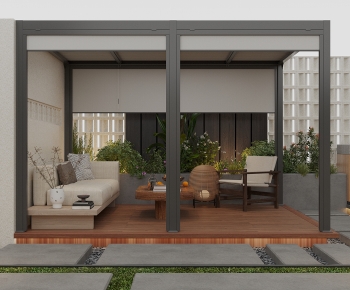 Modern Courtyard/landscape-ID:570677047