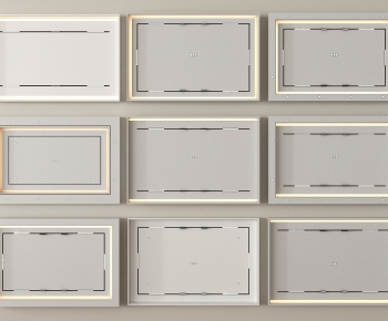 Modern Suspended Ceiling-ID:703779946