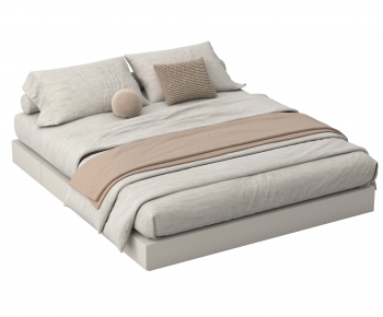 Modern Double Bed-ID:822851902