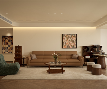 Modern A Living Room-ID:986120942