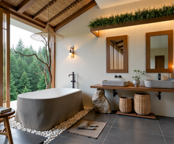 Wabi-sabi Style TOILET-ID:206444036