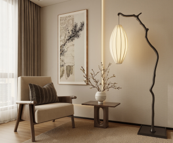 New Chinese Style Lounge Chair-ID:741049051