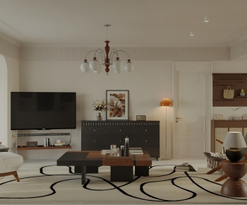 French Style A Living Room-ID:481097944