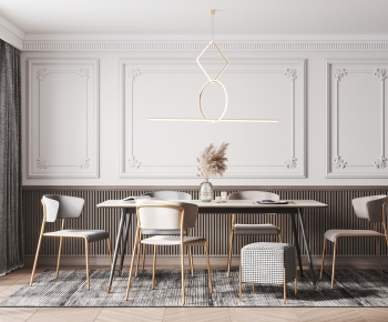 French Style Dining Room-ID:725482943