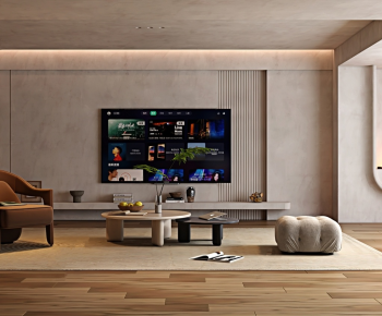 Modern A Living Room-ID:641866928