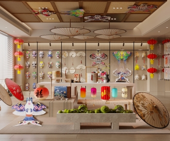 New Chinese Style Exhibition Hall-ID:515290987