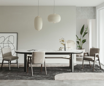 Modern Dining Table And Chairs-ID:380901101