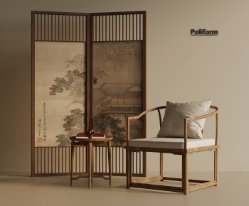 New Chinese Style Lounge Chair-ID:721709724