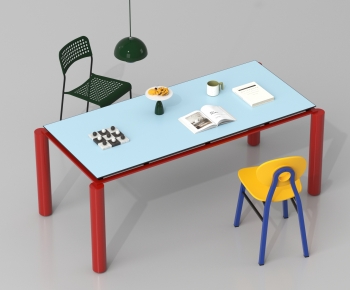 Modern Dining Table And Chairs-ID:104889942