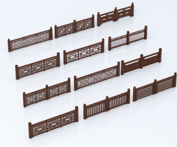 New Chinese Style Guardrail-ID:992443083
