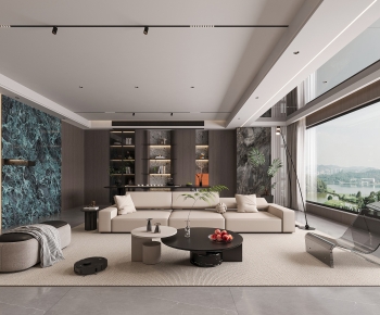 Modern A Living Room-ID:148499015