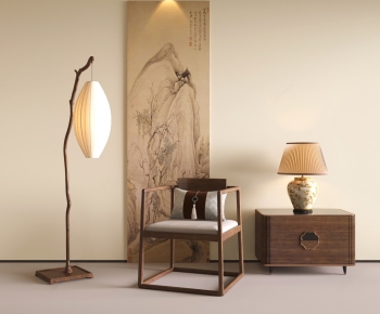 New Chinese Style Lounge Chair-ID:721518042