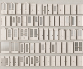 French Style Single Door-ID:747138987