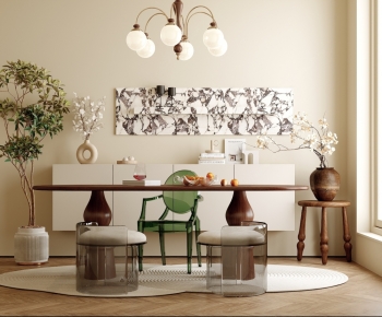 Modern Dining Table And Chairs-ID:524529938