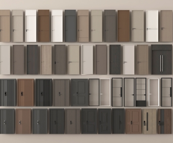 Modern Single Door-ID:732880123