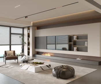 Modern A Living Room-ID:642194994